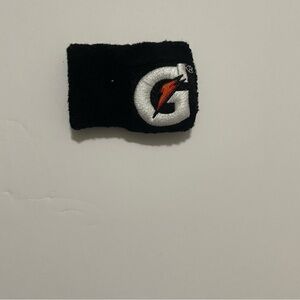 Gatorade Black Wristband / sweatband NWOT